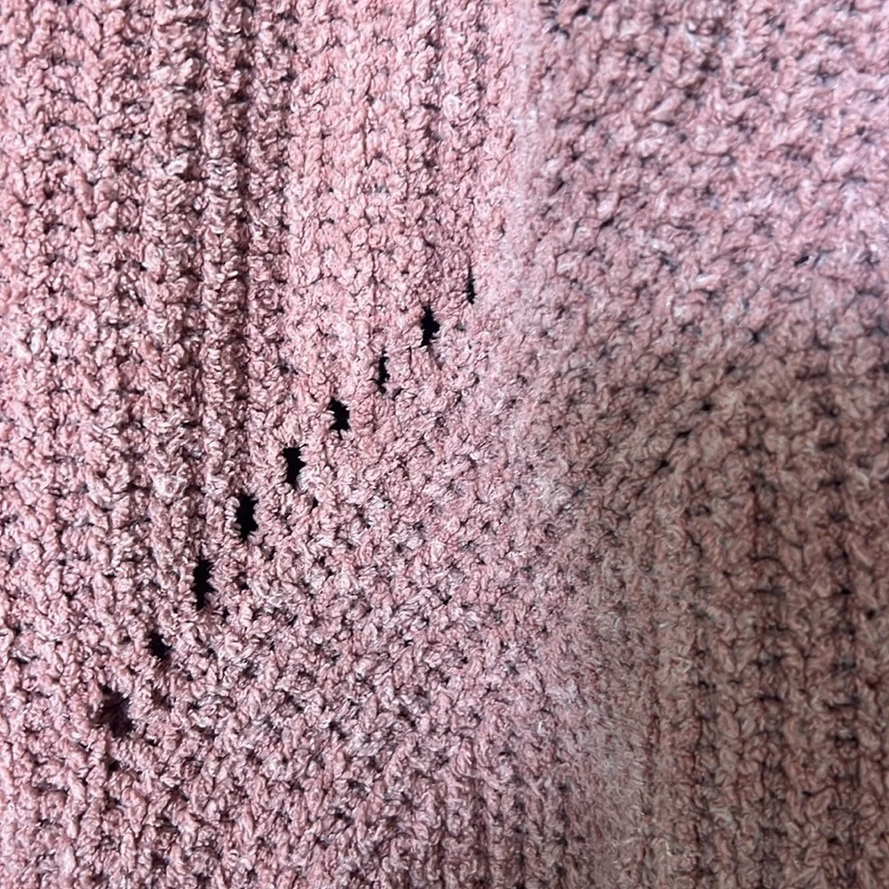 American Eagle Button Up V Neck Sweater Knot XS - Picture 3 of 10